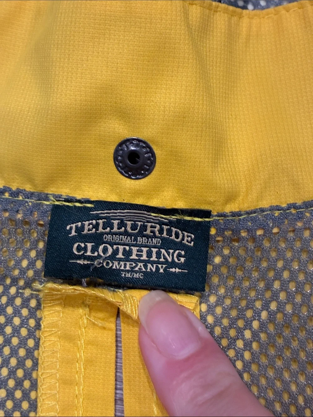 Telluride Clothing Company bright yellow